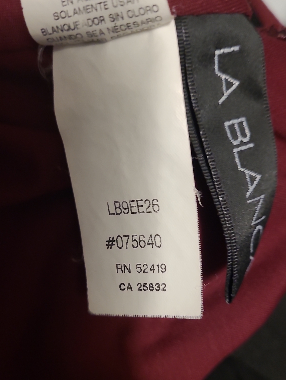 La Blanca Deep Berry One-Piece Swimsuit Size 8 - Picture 11 of 13